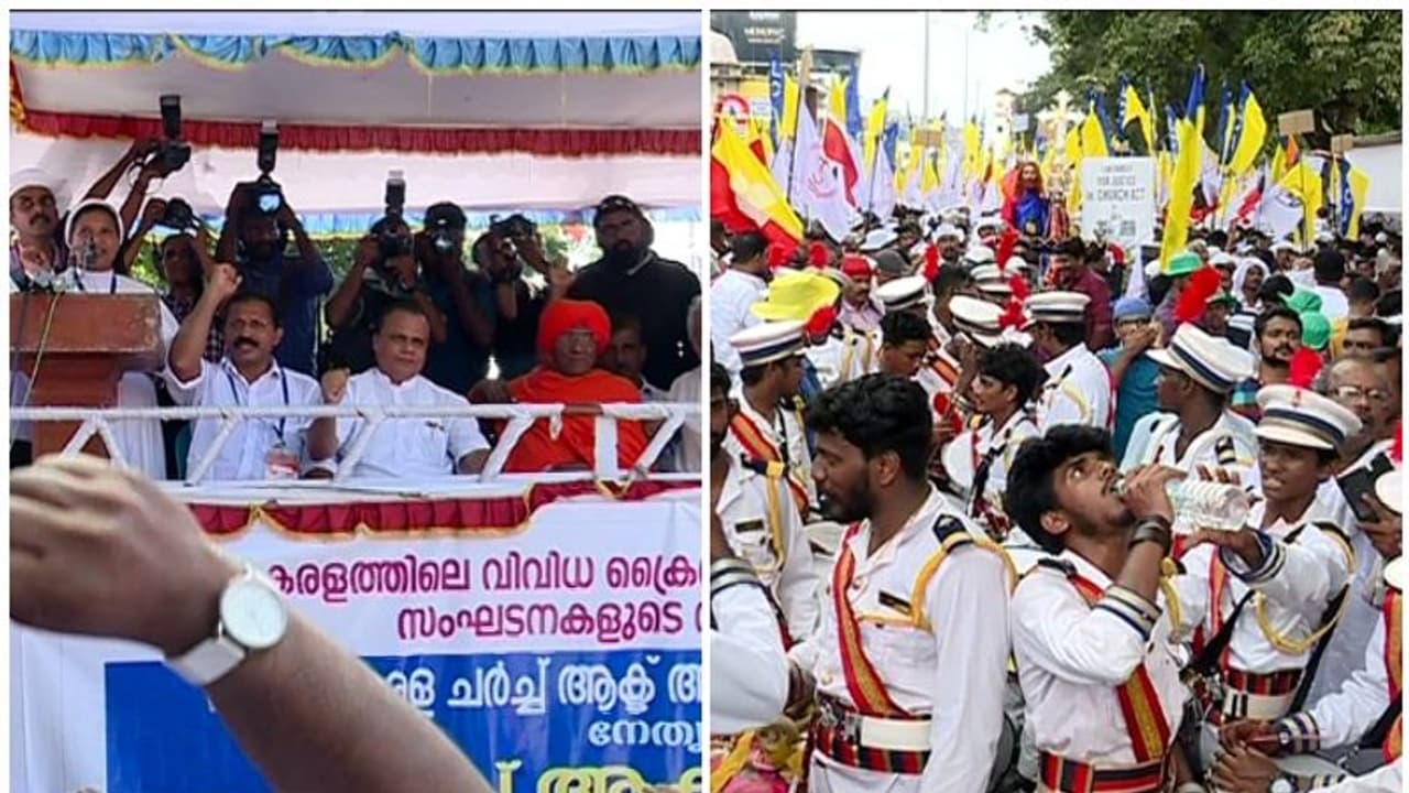 ചർച്ച് ആക്ട് നടപ്പിലാക്കാത്തതെന്ത്? സെക്രട്ടേറിയറ്റിലേക്ക് ആക്ഷൻ കൗൺസിലിന്‍റെ വൻ ധർണ്ണ