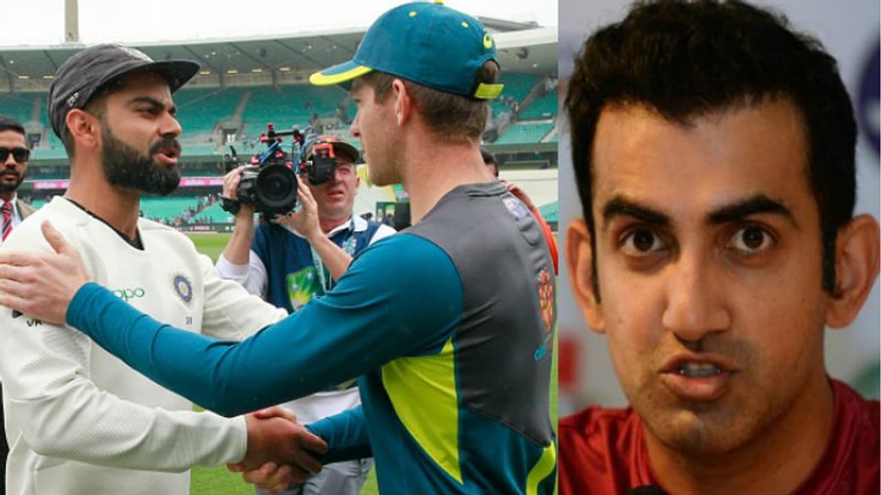 நானா இருந்தா ஆஸ்திரேலிய கேப்டன் முகத்துக்கு நேரா சவாலா ஏத்துருப்பேன்.. கோலியை காலி செய்யும் கம்பீர்