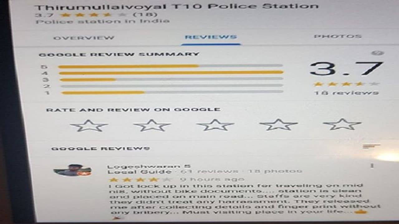 कैदी ने गूगल पर थाने को दिए 4 स्टार, रिव्यू में लिखा साफ सुथरी है जगह, जिंदगी में एक बार जरूर जाएं