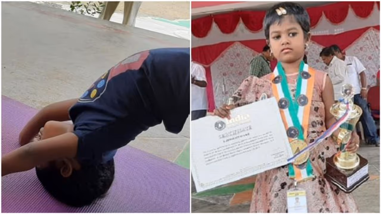 யோகாவுடன் திருக்குறள்..! வியக்க வைக்கும் நான்கு வயது சிறுமியின் அசத்தல் சாதனை..!