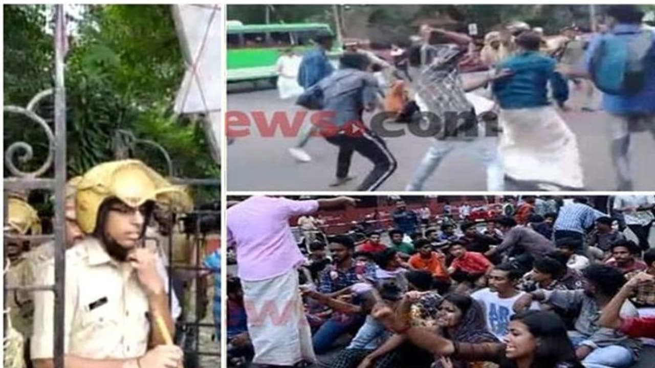 സംഘര്ഷം, റെയ്ഡ്, അറസ്റ്റ്; യൂണിവേഴ്സിറ്റി കോളേജിന് തിങ്കളാഴ്ച അവധി പ്രഖ്യാപിച്ചു സംഘര്ഷം, റെയ്ഡ്, അറസ്റ്റ്; യൂണിവേഴ്സിറ്റി കോളേജിന് തിങ്കളാഴ്ച അവധി പ്രഖ്യാപിച്ചു