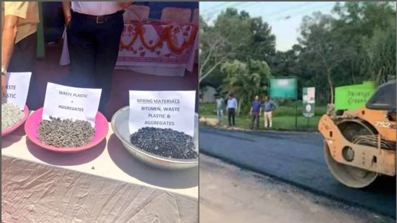 তৈরি হচ্ছে প্লাস্টিকের রাস্তা, সারা বিশ্বকে পথ দেখাল ভারতীয় সেনা তৈরি হচ্ছে প্লাস্টিকের রাস্তা, সারা বিশ্বকে পথ দেখাল ভারতীয় সেনা