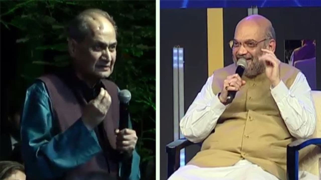 ಶಾ ಎದುರೇ ಉದ್ಯಮಿ ಖಡಕ್‌ ಮಾತು : ಹೆದರಬೇಡಿ ಎಂದ ವಿಡಿಯೋ ವೈರಲ್‌