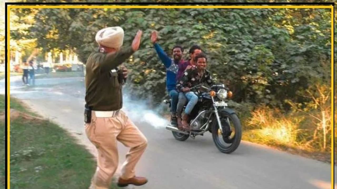 ಟ್ರಾಫಿಕ್ ಪೊಲೀಸರಿಗೆ ಚಳ್ಳೆ ಹಣ್ಣು ತಿನ್ನಿಸಲು ಹೋದವರಿಗೆ 15 ಸಾವಿರ ದಂಡ !