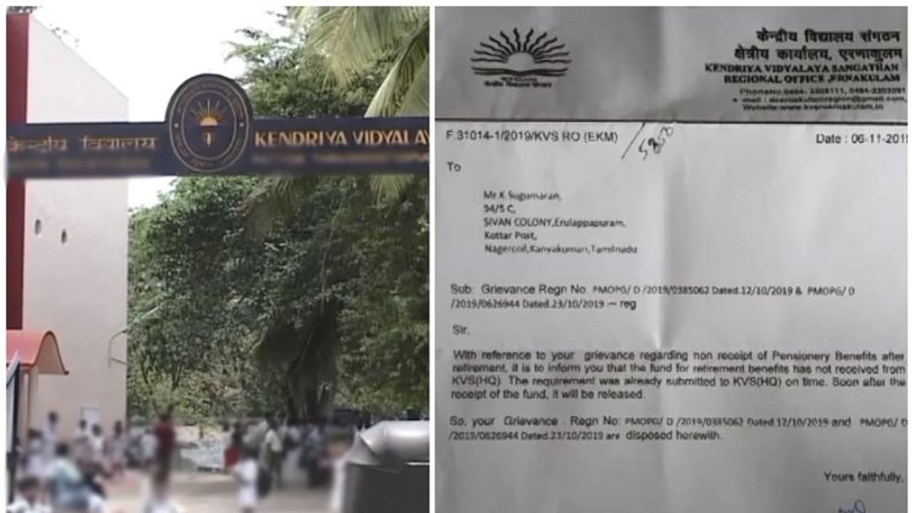 ആനുകൂല്യം കിട്ടാതെ വലഞ്ഞ് കേന്ദ്രീയ വിദ്യാലയത്തിൽ നിന്ന് വിരമിച്ച അധ്യാപകർ; സാമ്പത്തിക പ്രതിസന്ധിയെന്ന് കേന്ദ്രം ആനുകൂല്യം കിട്ടാതെ വലഞ്ഞ് കേന്ദ്രീയ വിദ്യാലയത്തിൽ നിന്ന് വിരമിച്ച അധ്യാപകർ; സാമ്പത്തിക പ്രതിസന്ധിയെന്ന് കേന്ദ്രം