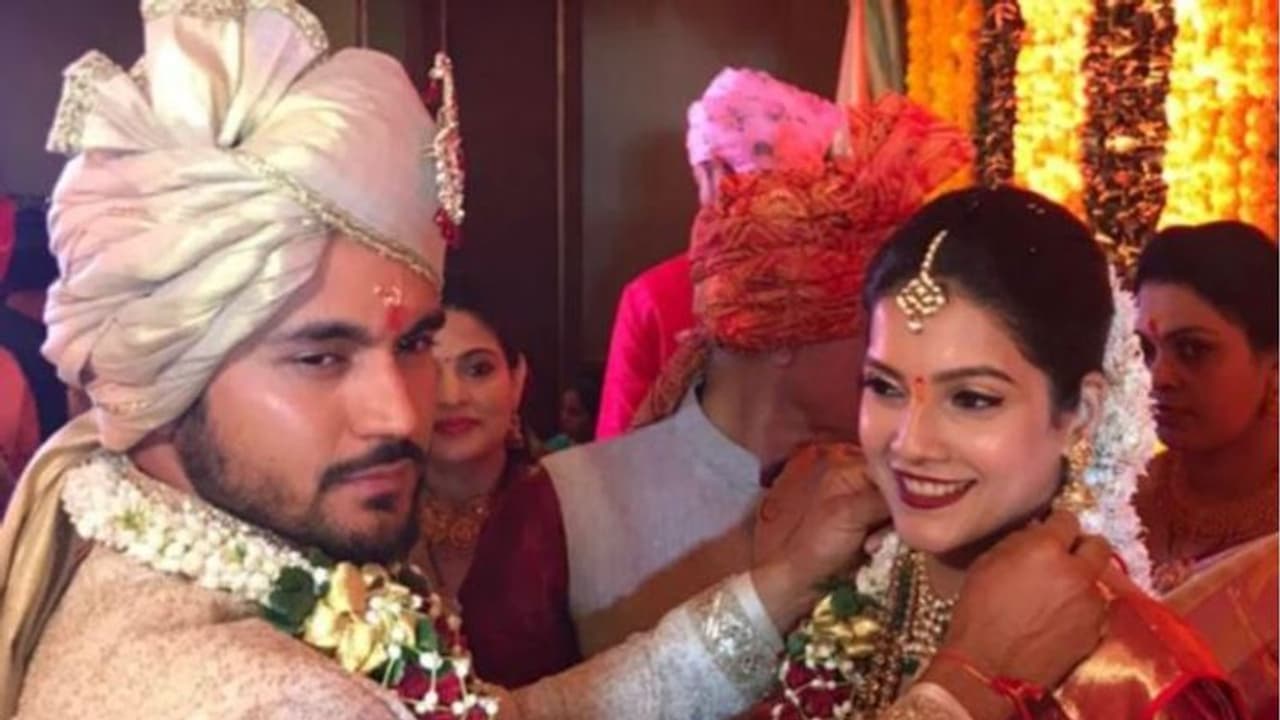 Indian cricketer Manish Pandey marries actress Ashrita Shetty in Mumbai Indian cricketer Manish Pandey marries actress Ashrita Shetty in Mumbai