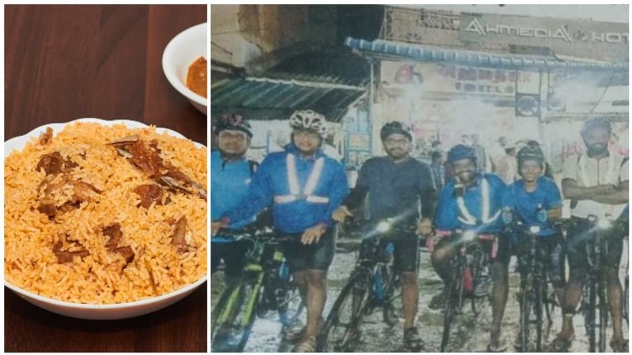 பிரியாணி சாப்பிட... சென்னை to வாணியம்பாடி சைக்கிளில் பயணம் செய்த இளசுகள்..! 450 கிலோ மீட்டர் வரை இழுத்த பிரியாணி ருசி..!