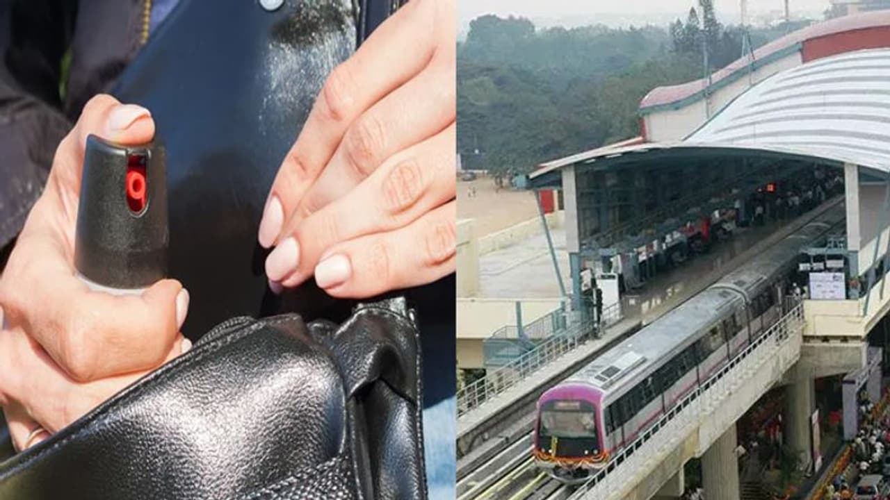 'അക്രമിയുടെ മുഖത്ത് തന്നെ പ്രയോഗിക്കണം'; പെപ്പർ സ്പ്രേ വിലക്ക് പിന്വലിച്ച് ബെംഗലുരു മെട്രോ 'അക്രമിയുടെ മുഖത്ത് തന്നെ പ്രയോഗിക്കണം'; പെപ്പർ സ്പ്രേ വിലക്ക് പിന്വലിച്ച് ബെംഗലുരു മെട്രോ