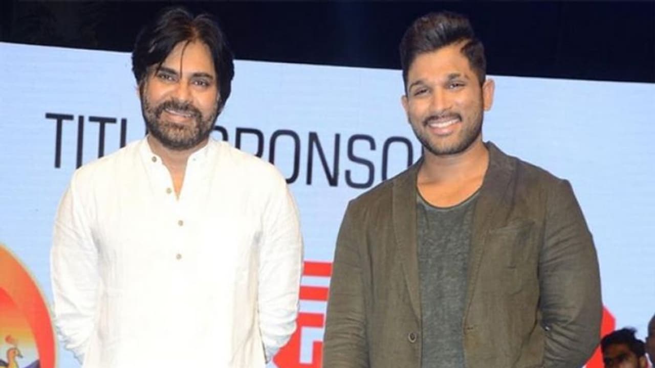 పవన్ క్రేజ్ ని వాడుకునే పనిలో త్రివిక్రమ్.. అల్లు అర్జున్ కోసం.. పవన్ క్రేజ్ ని వాడుకునే పనిలో త్రివిక్రమ్.. అల్లు అర్జున్ కోసం..