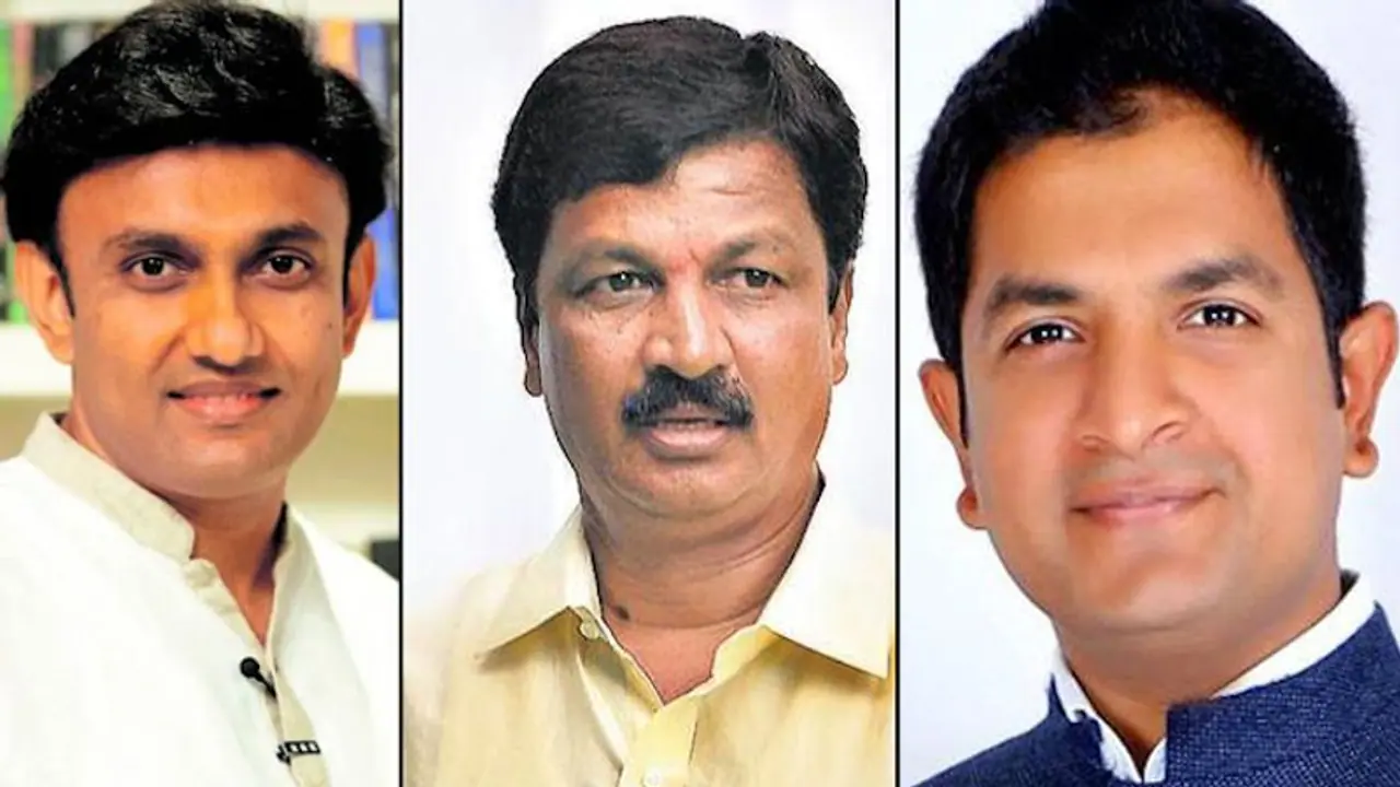 Karnataka by polls: Politicos form beeline to cast votes