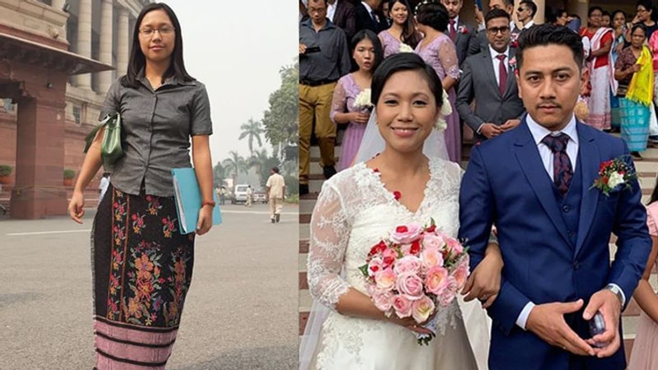 हनीमून छोड़ पति के साथ संसद पहुंची यह नेता, कहा, इस खास मुद्दे पर बहस के लिए दिल्ली आई हूं हनीमून छोड़ पति के साथ संसद पहुंची यह नेता, कहा, इस खास मुद्दे पर बहस के लिए दिल्ली आई हूं