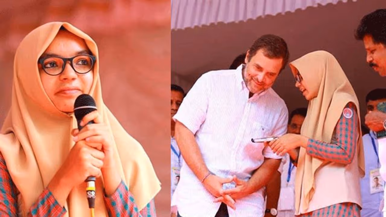 പഠനത്തിലും മിടുക്കി; രാഹുല്‍ഗാന്ധിയുടെ പ്രസംഗം പരിഭാഷപ്പെടുത്തിയ സഫ ഫെബിന് ഫുള്‍ എ പ്ലസ്