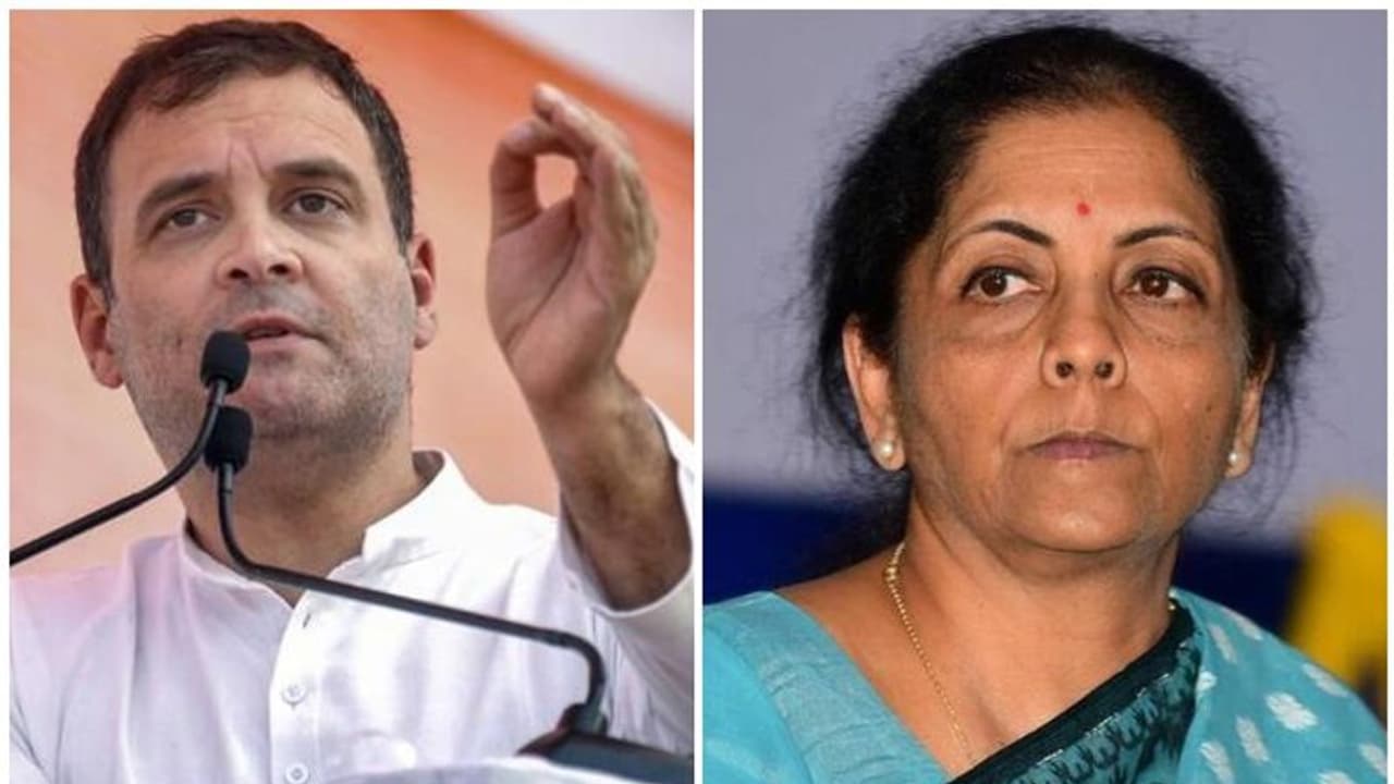 நீங்க என்ன சாப்பிடுறேன்னு நாட்டுக்கு சொல்லவா நிதியமைச்சர் ஆனீங்க... ராகுல் காந்தி கேட்ட அதிரடி கேள்வி! நீங்க என்ன சாப்பிடுறேன்னு நாட்டுக்கு சொல்லவா நிதியமைச்சர் ஆனீங்க... ராகுல் காந்தி கேட்ட அதிரடி கேள்வி!