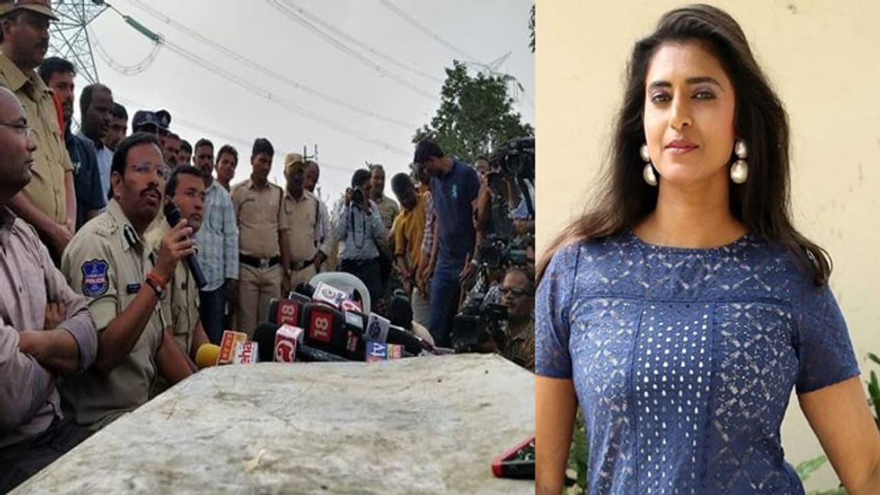 தெலுங்கானா என்கவுண்டர் போலீசாரை பொள்ளாச்சிக்கு இடமாற்றம் செய்ய வேண்டும்..!! தமிழக போலீசாரை குத்தி காட்டும் கஸ்தூரி..!!