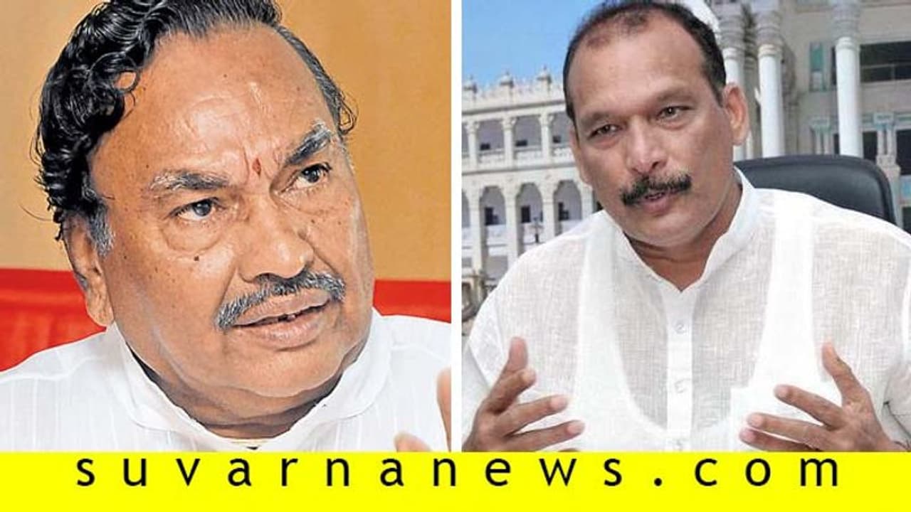 'ಈಶ್ವರಪ್ಪ ಬಾಯಿಗೂ, ತಲೆಗೂ ಬ್ಯಾಲೆನ್ಸೇ ಇಲ್ಲ, ಏನೇನೋ ಮಾತನಾಡ್ತಾರೆ' 'ಈಶ್ವರಪ್ಪ ಬಾಯಿಗೂ, ತಲೆಗೂ ಬ್ಯಾಲೆನ್ಸೇ ಇಲ್ಲ, ಏನೇನೋ ಮಾತನಾಡ್ತಾರೆ'