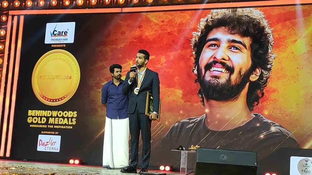 വിവാദങ്ങള്‍ക്കിടയിലും അവാര്‍ഡ് വേദി കീഴടക്കി ഷെയ്ന്‍