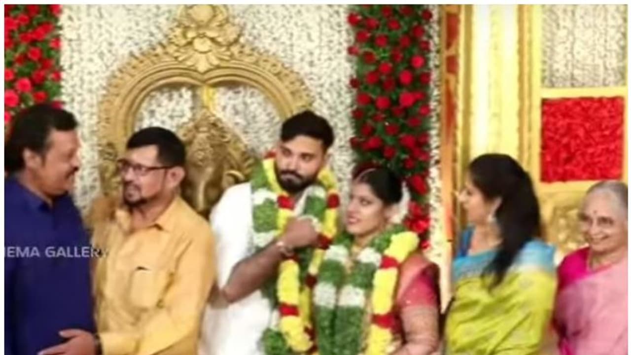 സംവിധായകൻ വിജി തമ്പിയുടെ മകള്‍ വിവാഹിതയായി വീഡിയോ