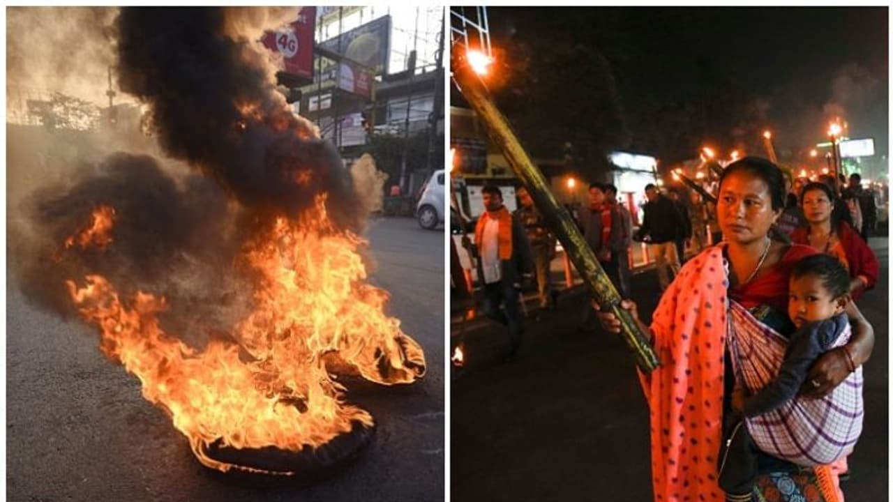 പൗരത്വ ബില്ലിൽ ആളിക്കത്തി വടക്കുകിഴക്ക്, ദിബ്രുഗഢിൽ പ്രതിഷേധത്തിനിടെ ഉൾഫ പതാക