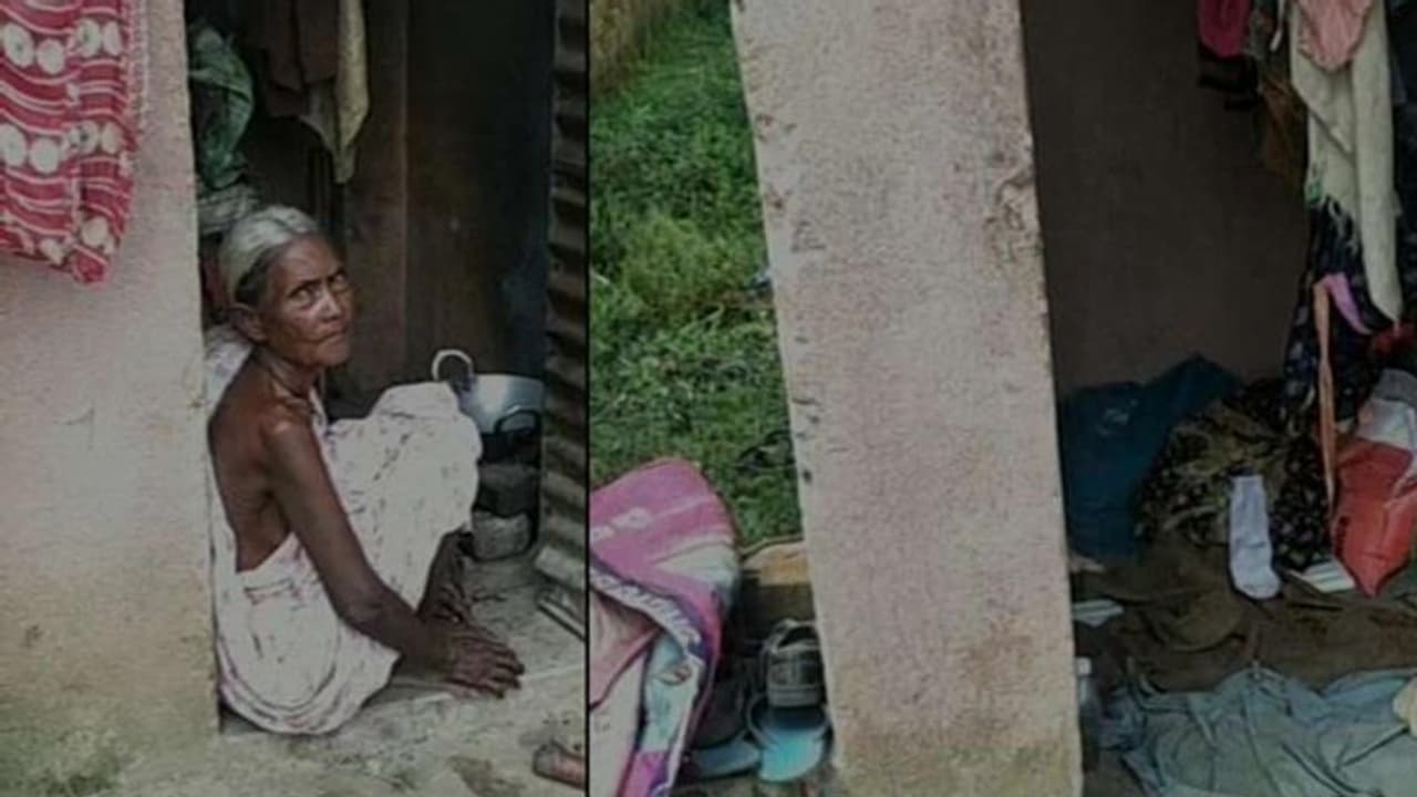 3 सालों से शौचालय में रहने पर मजबूर है यह महिला, खुले में ही सोते हैं पोता पोती 3 सालों से शौचालय में रहने पर मजबूर है यह महिला, खुले में ही सोते हैं पोता पोती