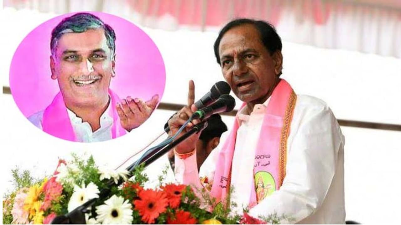 సీఎంపై మంత్రి హరీష్ పొగడ్తలు, తప్పు అన్న కేసీఆర్:ఇంతకీ ఏం జరిగిందంటే....