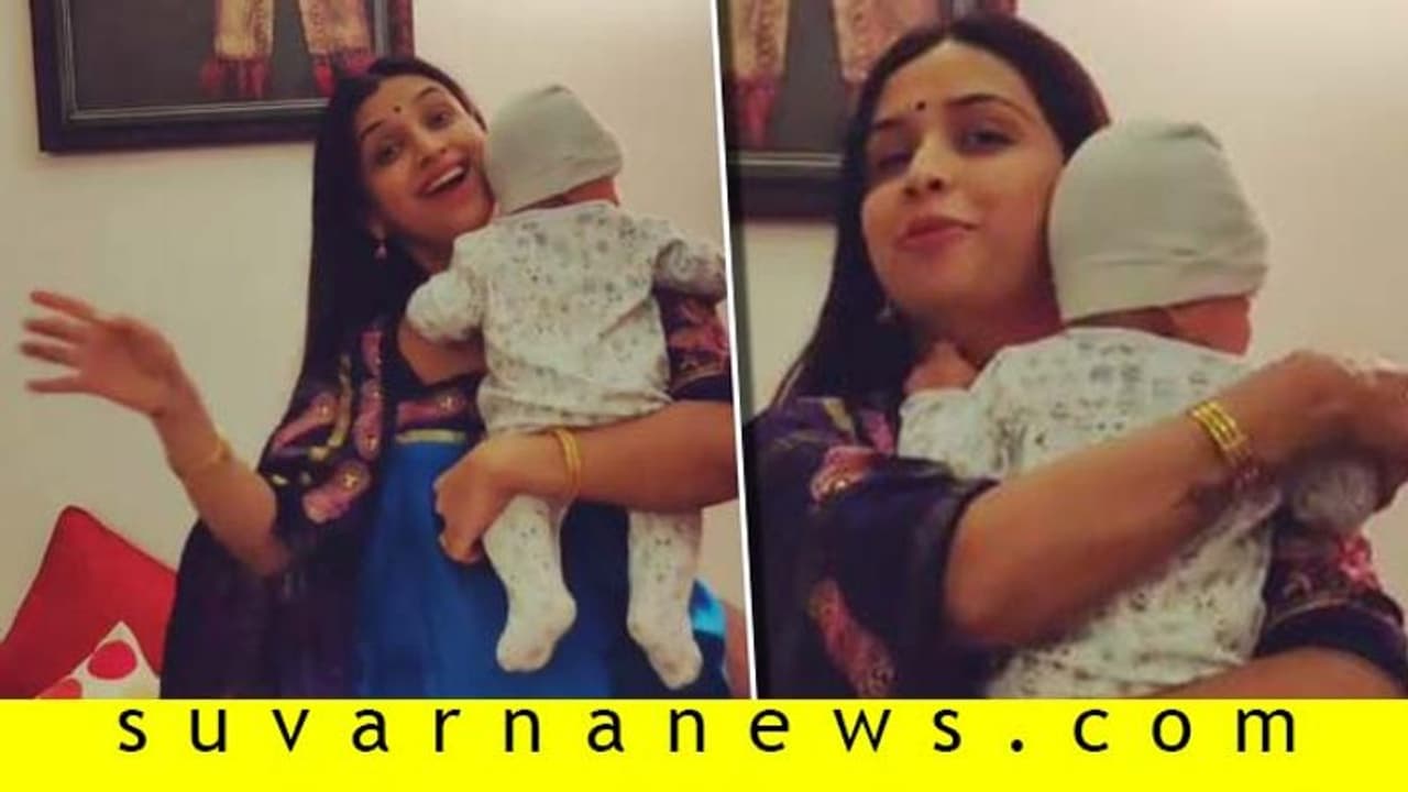 ಪುತ್ತರಿ ಹಬ್ಬದಲ್ಲಿ ಮಗನೊಂದಿಗೆ ಕುಣಿದ ಶ್ವೇತಾ ಚೆಂಗಪ್ಪ!