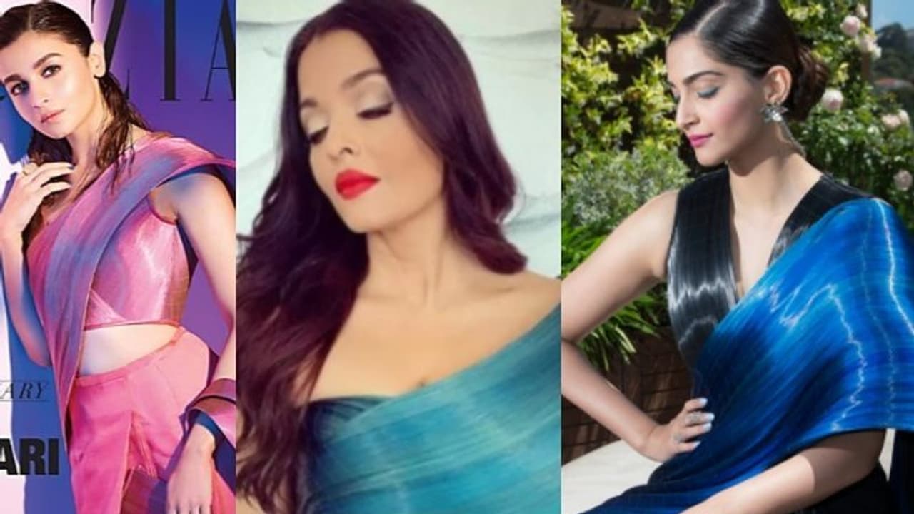 ആലിയ മുതല്‍ ഐശ്വര്യ വരെ; ട്രെന്‍ഡിങ്ങായി മെറ്റല്‍ സാരി