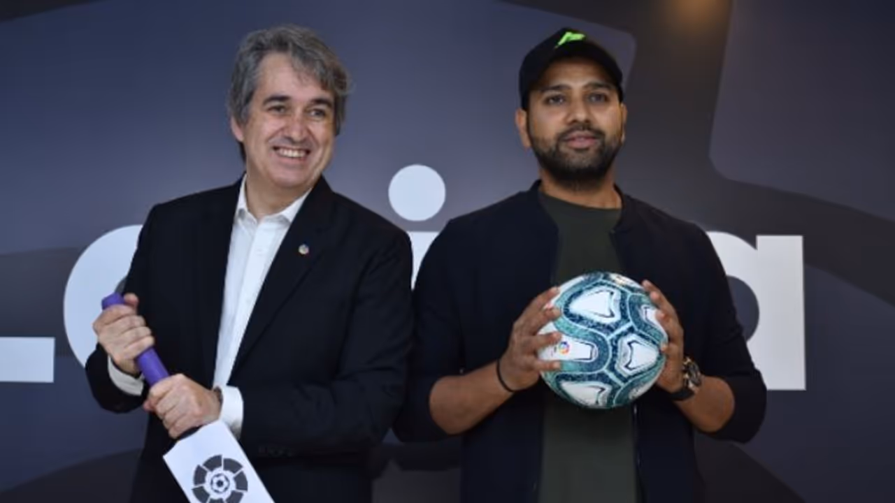 Rohit Sharma becomes LaLiga’s first ever brand ambassador in India