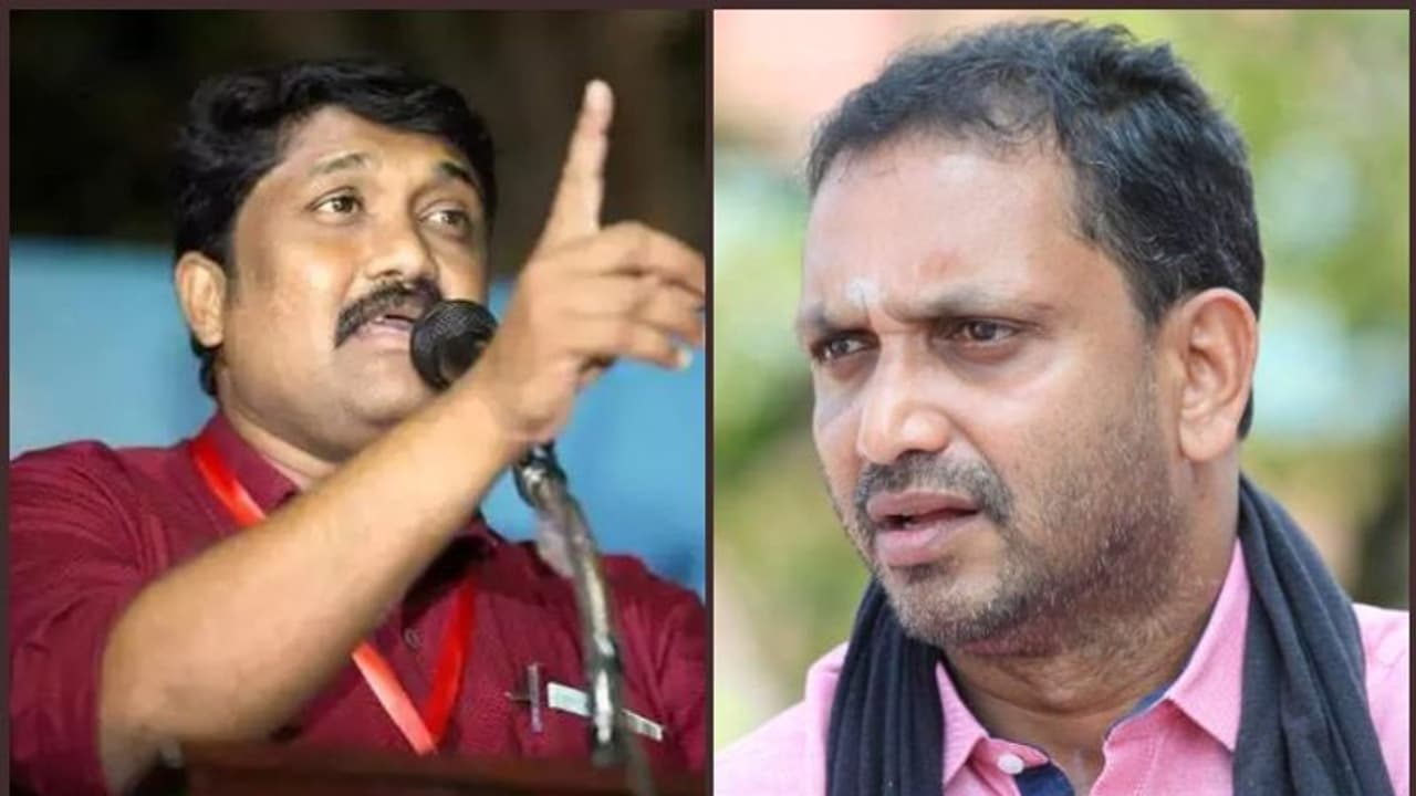 'വിരട്ടല് ഇവിടെ വേണ്ട; ചുരുട്ടി ചുണ്ടില് വച്ചാല് മതി': സുരേന്ദ്രന് മറുപടിയുമായി എഎ റഹീം 'വിരട്ടല് ഇവിടെ വേണ്ട; ചുരുട്ടി ചുണ്ടില് വച്ചാല് മതി': സുരേന്ദ്രന് മറുപടിയുമായി എഎ റഹീം