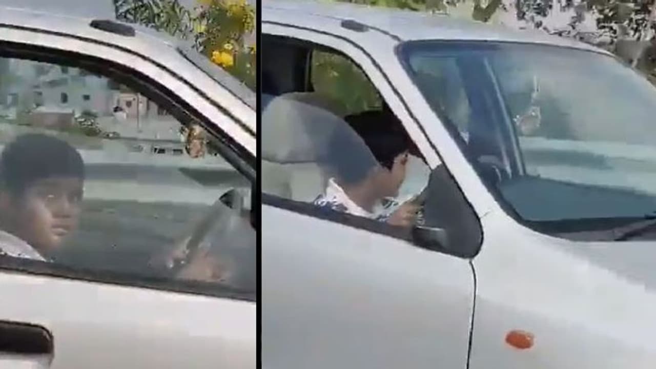 10 ವರ್ಷದ ಬಾಲಕನಿಂದ ಕಾರು ಡ್ರೈವಿಂಗ್; ಪೋಷಕರಿಗೆ ಬಿತ್ತು ಬರೆ!