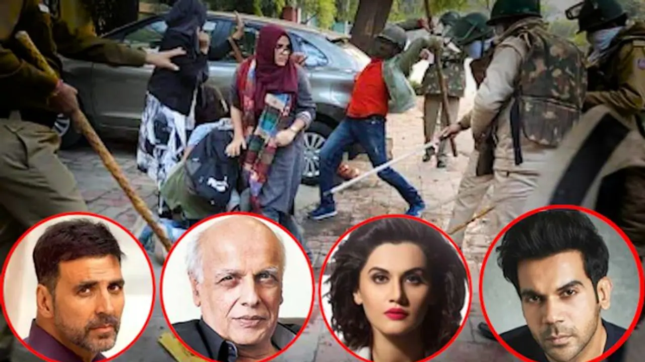 Certain Bollywood celebrities took to social media to express solidarity with the students of Jamia Millia Islamia and slammed the way police handled the protests which were organised to oppose the amended citizenship act. Certain Bollywood celebrities took to social media to express solidarity with the students of Jamia Millia Islamia and slammed the way police handled the protests which were organised to oppose the amended citizenship act.