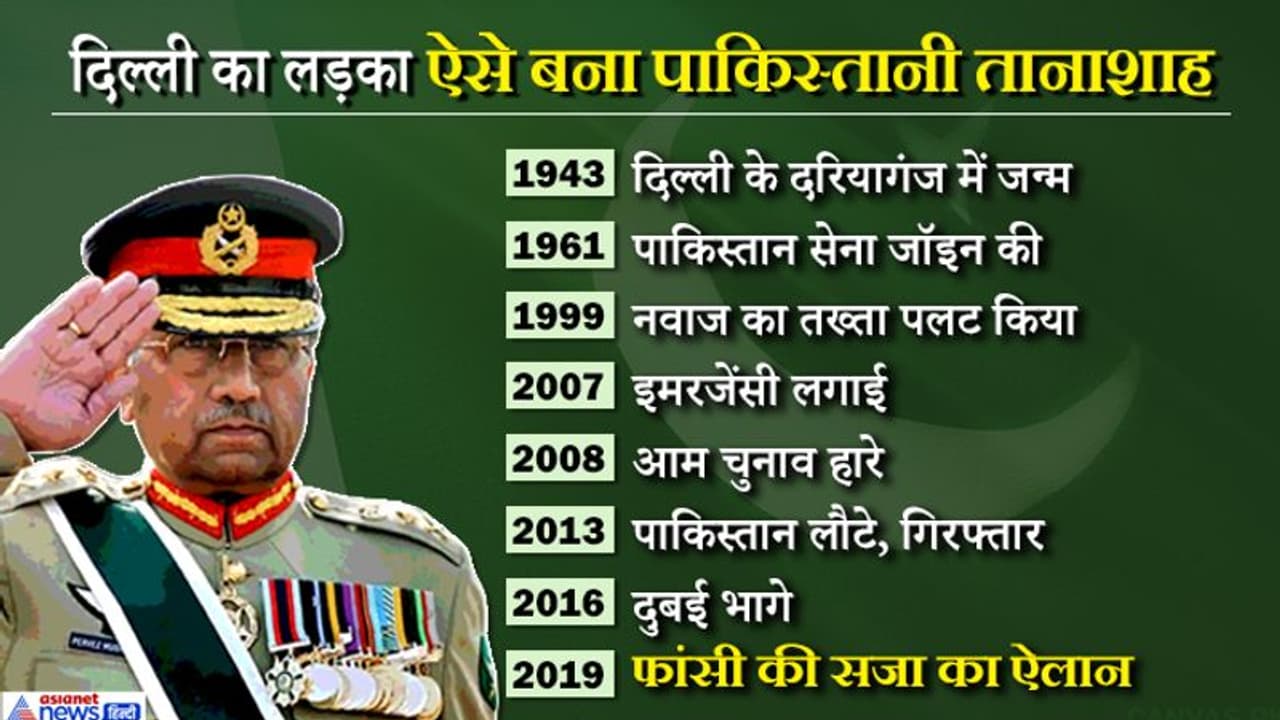 दिल्ली में जन्में, नवाज से सत्ता हथियाकर 9 साल पाकिस्तान पर किया शासन; अब मिली फांसी की सजा दिल्ली में जन्में, नवाज से सत्ता हथियाकर 9 साल पाकिस्तान पर किया शासन; अब मिली फांसी की सजा