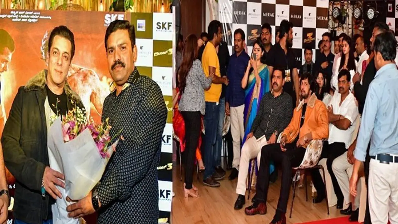 ಸಲ್ಲುಭಾಯ್, ಕಿಚ್ಚ ಅಭಿನಯದ ದಬಾಂಗ್ 3 ಸಿನಿಮಾ ಪ್ರಚಾರದಲ್ಲಿ BY ವಿಜಯೇಂದ್ರ ಮಿಂಚಿಂಗ್