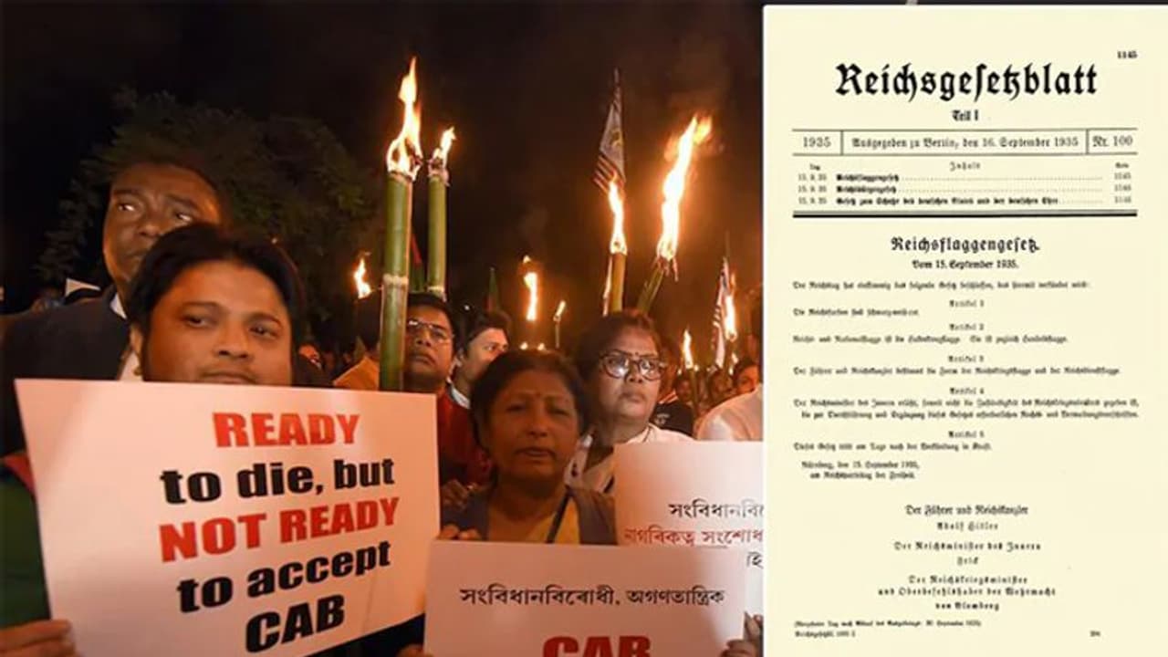 പൗരത്വ നിയമ ഭേദഗതിയുമായി താരതമ്യം ചെയ്യപ്പെടുന്ന ന്യൂറംബർഗ് നിയമങ്ങൾ എന്താണ്? പൗരത്വ നിയമ ഭേദഗതിയുമായി താരതമ്യം ചെയ്യപ്പെടുന്ന ന്യൂറംബർഗ് നിയമങ്ങൾ എന്താണ്?