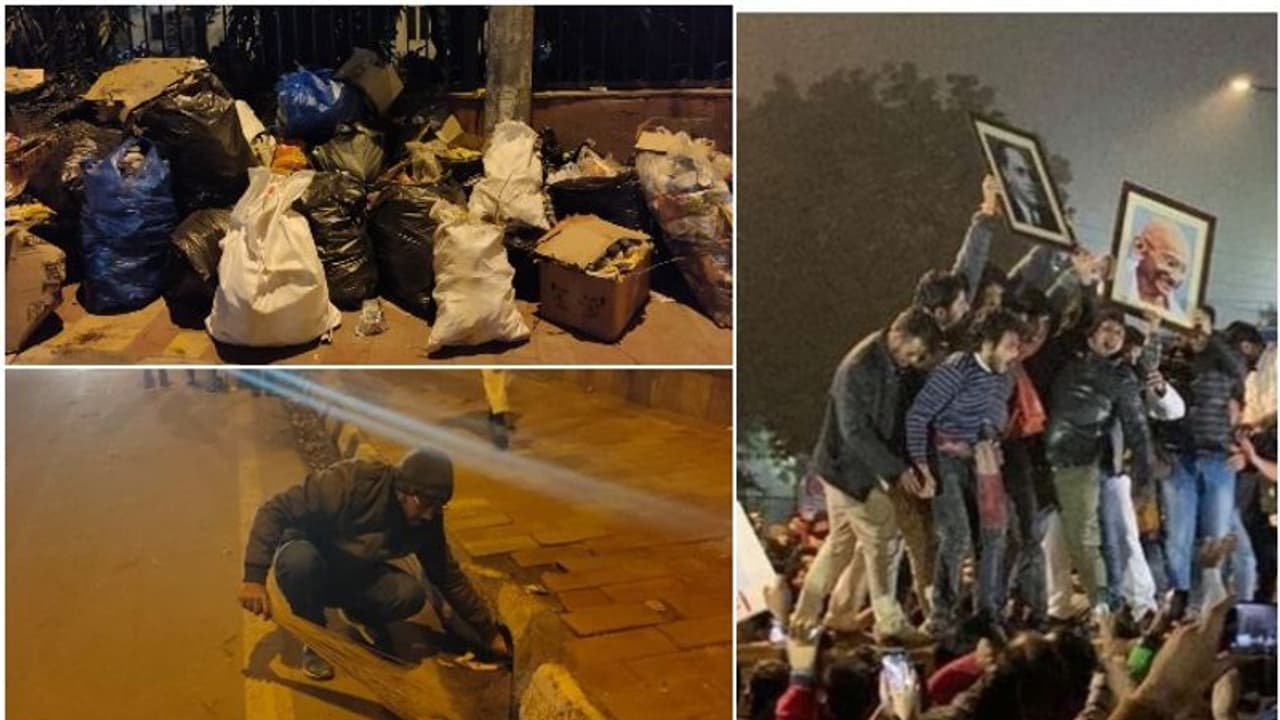 ആളിക്കത്തിയ പ്രതിഷേധത്തിന് പിന്നാലെ റോഡുകള് വൃത്തിയാക്കി ജാമിയ മില്ലിയ വിദ്യാര്ത്ഥികള്; അഭിനന്ദിച്ച് സോഷ്യല് മീഡിയ, വീഡിയോ ആളിക്കത്തിയ പ്രതിഷേധത്തിന് പിന്നാലെ റോഡുകള് വൃത്തിയാക്കി ജാമിയ മില്ലിയ വിദ്യാര്ത്ഥികള്; അഭിനന്ദിച്ച് സോഷ്യല് മീഡിയ, വീഡിയോ