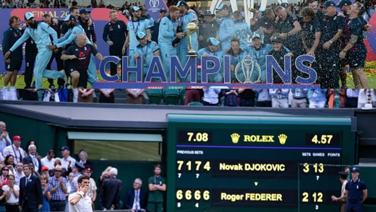 July 14, 2019: Don’t miss this video capturing 2 epic finals (ICC World Cup, Wimbledon) on same day in London