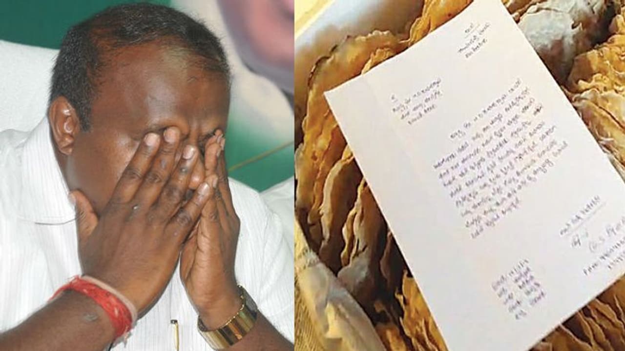 ಅಂದು ಧೈರ್ಯ ತುಂಬಿದ್ದಕ್ಕೆ ರೊಟ್ಟಿ ಊಟ ಕಳಿಸಿದ ರೈತ : ಭಾವುಕರಾದ HDK ಅಂದು ಧೈರ್ಯ ತುಂಬಿದ್ದಕ್ಕೆ ರೊಟ್ಟಿ ಊಟ ಕಳಿಸಿದ ರೈತ : ಭಾವುಕರಾದ HDK