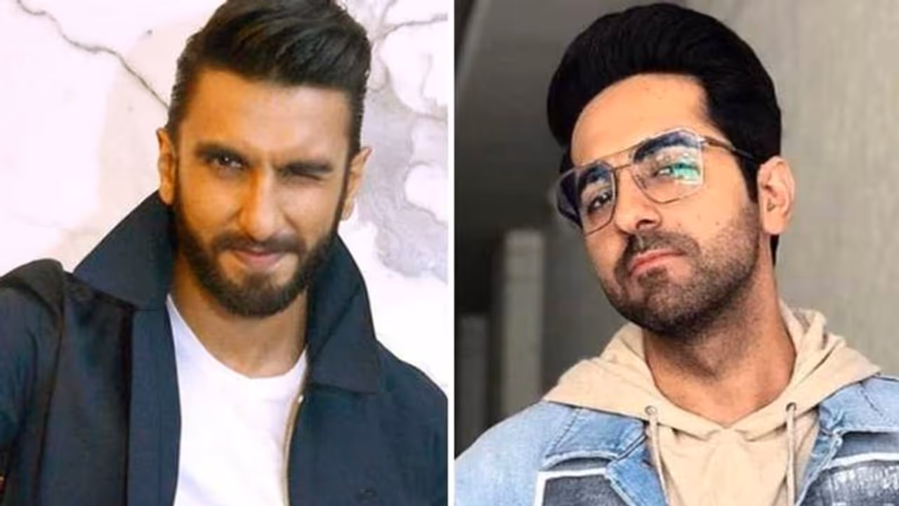 Ayushmann Khurrana compares self to Ranveer Singh Ayushmann Khurrana compares self to Ranveer Singh