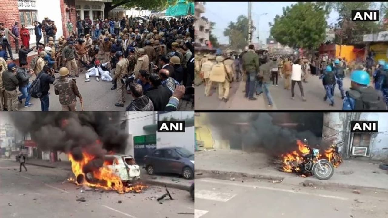 പൗരത്വനിയമം: ഗുജറാത്തിലും യുപിയിലും പ്രതിഷേധം, ലക്നൗവില് ബസ് കത്തിച്ചു പൗരത്വനിയമം: ഗുജറാത്തിലും യുപിയിലും പ്രതിഷേധം, ലക്നൗവില് ബസ് കത്തിച്ചു