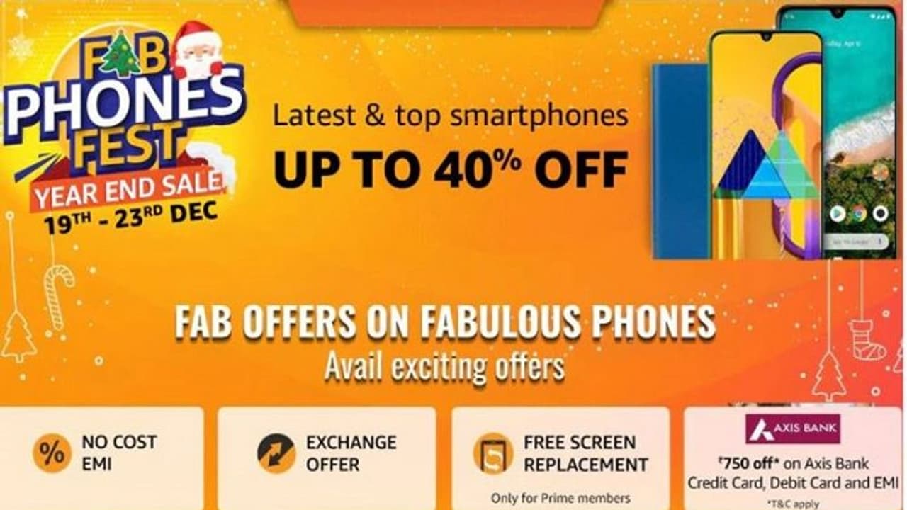 అమెజాన్ ఇండియాలో ‘ఫ్యాబ్ ఫోన్స్ ఫెస్ట్’ అమెజాన్ ఇండియాలో ‘ఫ్యాబ్ ఫోన్స్ ఫెస్ట్’