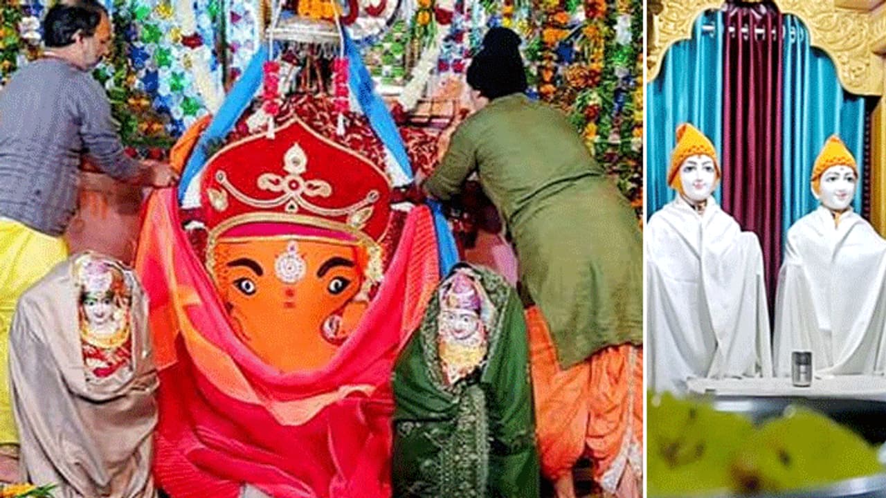 हाय रे ठंड! यहां भगवान पहन रहे हैं स्वेटर और ओढ़ रहे रजाई, रात में मूर्ति के सामने जला देते हैं हीटर