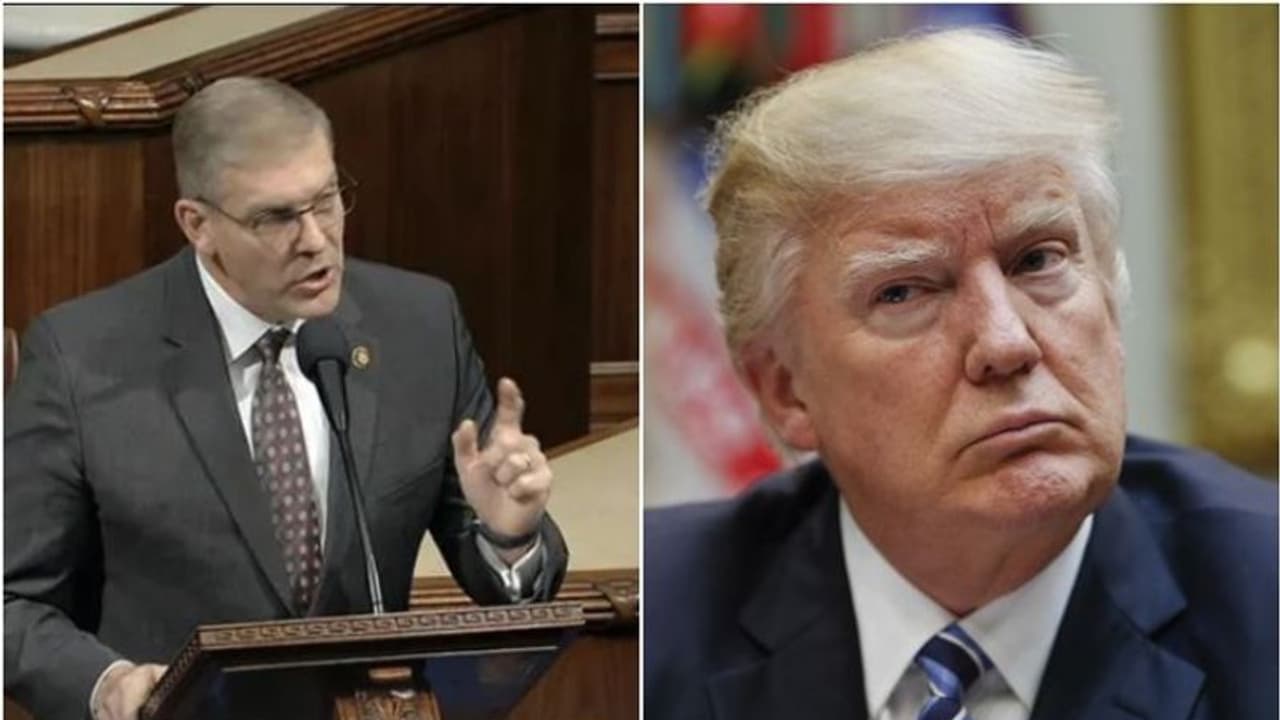 ട്രംപിന്റെ ഇംപീച്ച്മെന്റിനെ ക്രിസ്തുവിന്റെ വിചാരണയോട് ഉപമിച്ച് റിപ്പബ്ലിക്കന് പാര്ട്ടി അംഗം ട്രംപിന്റെ ഇംപീച്ച്മെന്റിനെ ക്രിസ്തുവിന്റെ വിചാരണയോട് ഉപമിച്ച് റിപ്പബ്ലിക്കന് പാര്ട്ടി അംഗം