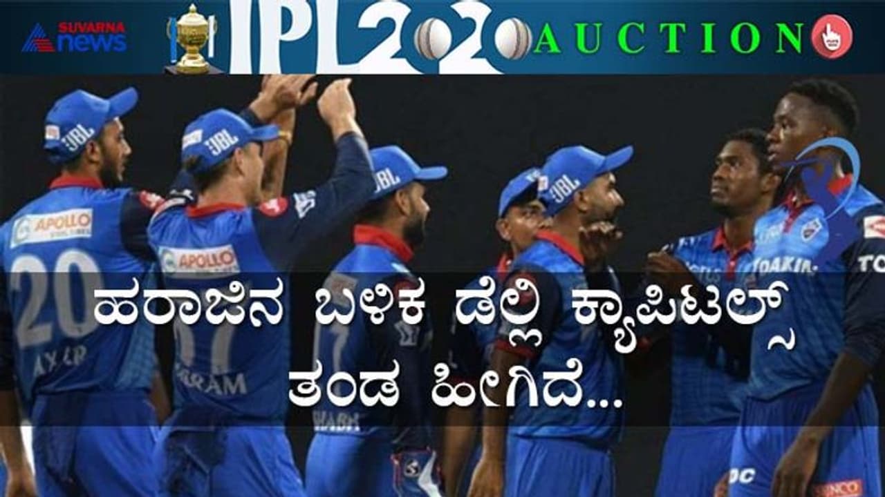 IPL 2020: ಹರಾಜಿನ ಬಳಿಕ ಡೆಲ್ಲಿ ಕ್ಯಾಪಿಟಲ್ಸ್ ತಂಡ ಫುಲ್ ಲಿಸ್ಟ್!