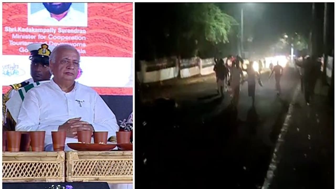 ഗവര്ണര്ക്ക് രണ്ട് ഇടങ്ങളില് കരിങ്കൊടി; പ്രതിഷേധക്കാരെ തടയണ്ട, ചര്ച്ചയ്ക്ക് തയ്യാറെന്ന് ഗവര്ണര് ഗവര്ണര്ക്ക് രണ്ട് ഇടങ്ങളില് കരിങ്കൊടി; പ്രതിഷേധക്കാരെ തടയണ്ട, ചര്ച്ചയ്ക്ക് തയ്യാറെന്ന് ഗവര്ണര്