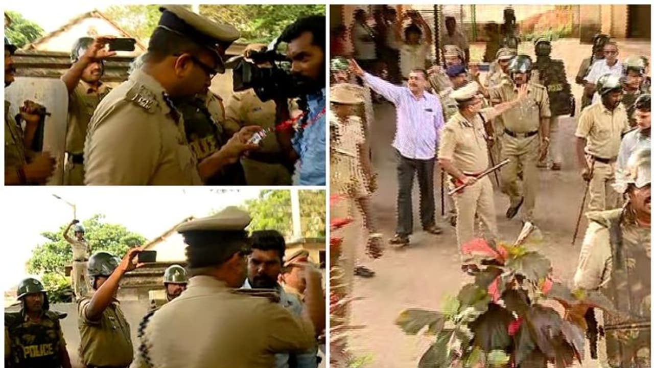 മംഗളൂരു കസ്റ്റഡി: മലയാളി മാധ്യമ സംഘം സൗത്ത് പൊലീസ് സ്റ്റേഷനിൽ, വിട്ടയക്കാതെ കര്ണാടക പൊലീസ് മംഗളൂരു കസ്റ്റഡി: മലയാളി മാധ്യമ സംഘം സൗത്ത് പൊലീസ് സ്റ്റേഷനിൽ, വിട്ടയക്കാതെ കര്ണാടക പൊലീസ്