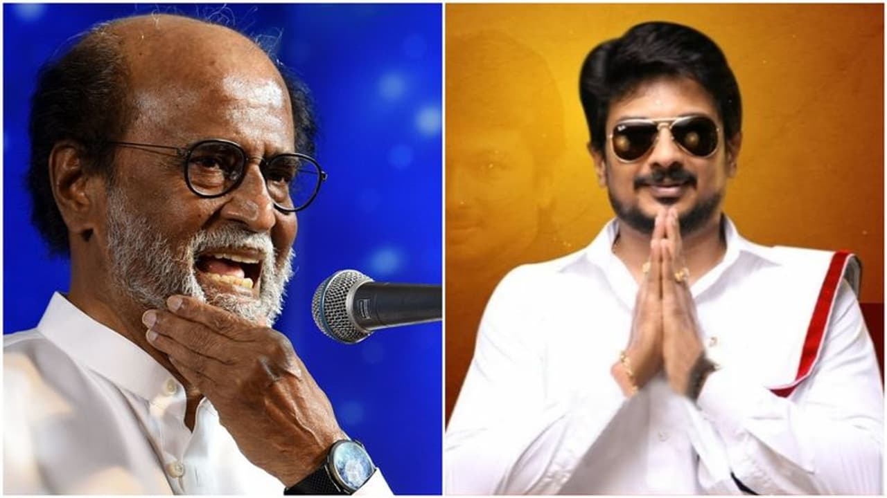 'வசதியான, வயதான பெரியவரே'..! ரஜினியை போட்டுத்தாக்கிய உதயநிதி ஸ்டாலின்..! 'வசதியான, வயதான பெரியவரே'..! ரஜினியை போட்டுத்தாக்கிய உதயநிதி ஸ்டாலின்..!