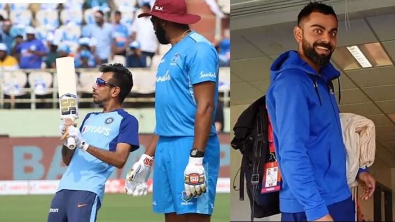 चहल ने पोलार्ड के साथ शेयर की फोटो, कप्तान कोहली ने किया ट्रोल