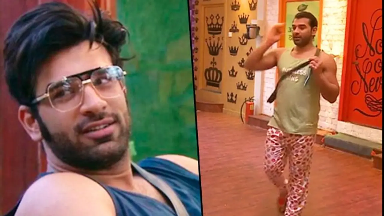 Bigg Boss 13: Paras Chhabra forgets his wig as he walks out from washroom (Video)
