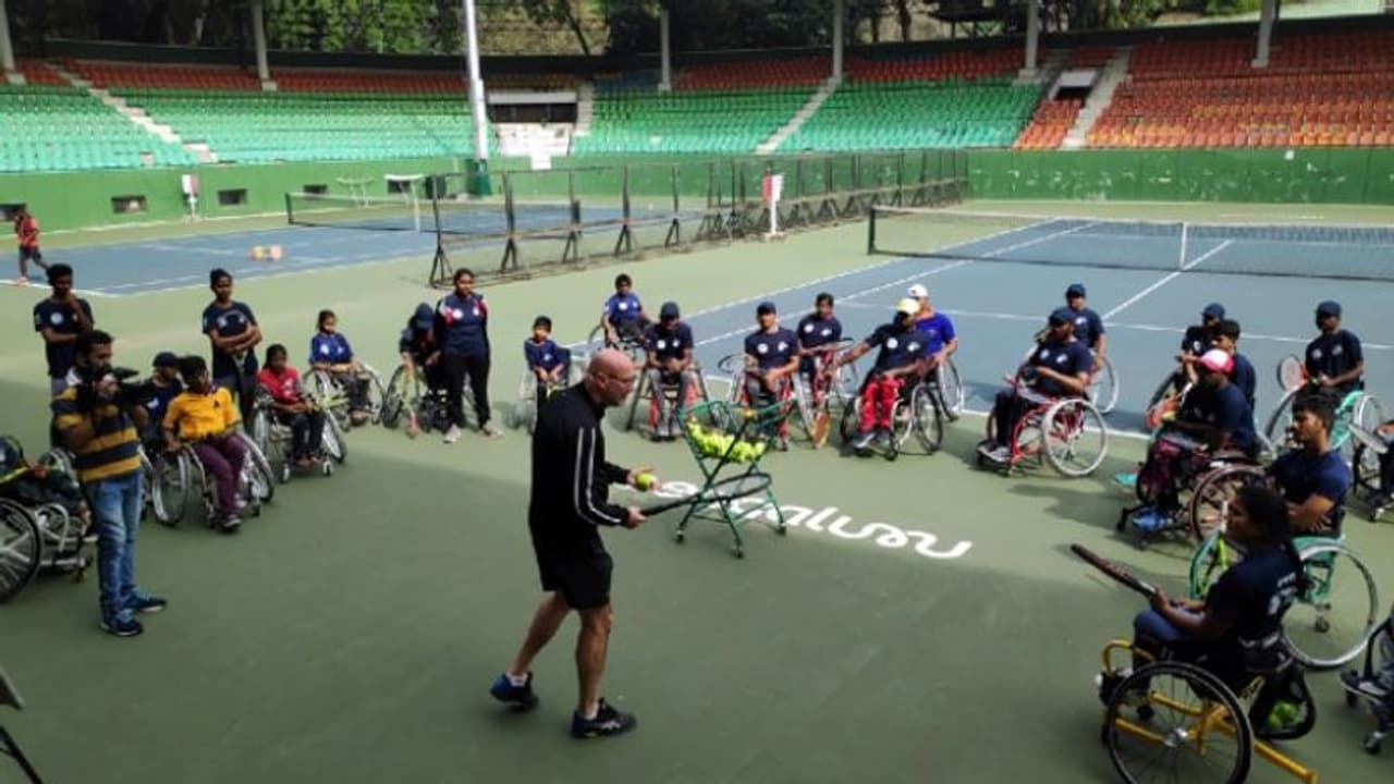 AITA’s wheelchair tennis camp begins at Bengaluru's KSLTA; coach Marc Kalkman sees ‘great potential’ in trainees AITA’s wheelchair tennis camp begins at Bengaluru's KSLTA; coach Marc Kalkman sees ‘great potential’ in trainees