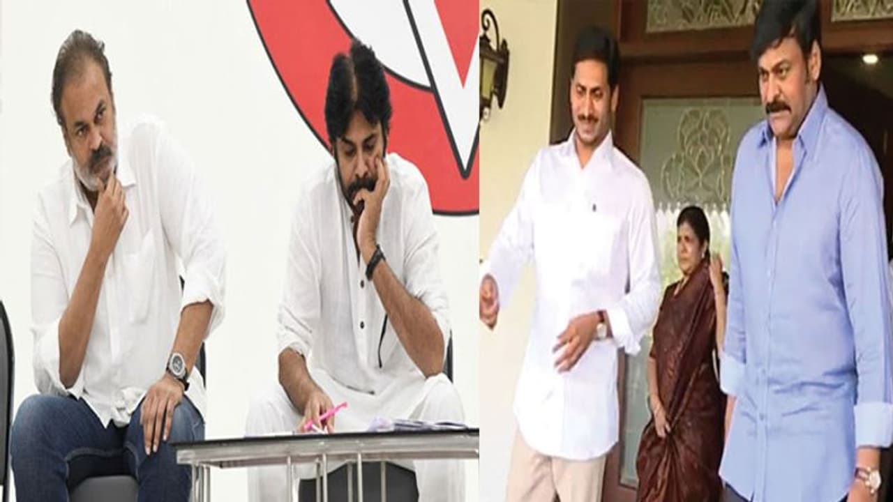 జగన్ మూడు రాజదానులు: పవన్ కల్యాణ్, నాగబాబులకు చిరంజీవి షాక్