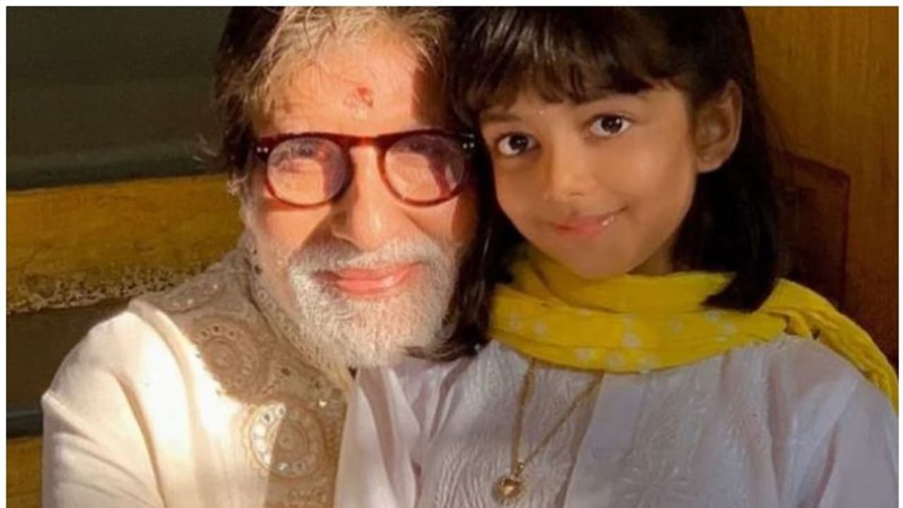 ഞങ്ങളുടെ പ്രിയപ്പെട്ട ആരാധ്യ, കുടുംബത്തിന്റെയും സ്ത്രീകളുടെയും അഭിമാനം; പേരക്കുട്ടിയെ പ്രശംസിച്ച് അമിതാഭ് ബച്ചൻ ഞങ്ങളുടെ പ്രിയപ്പെട്ട ആരാധ്യ, കുടുംബത്തിന്റെയും സ്ത്രീകളുടെയും അഭിമാനം; പേരക്കുട്ടിയെ പ്രശംസിച്ച് അമിതാഭ് ബച്ചൻ